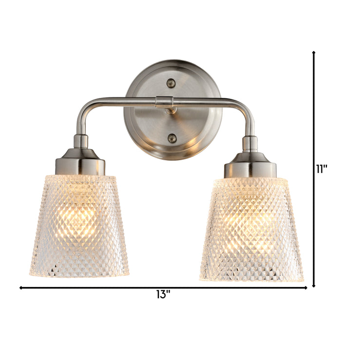 Varaluz - 312B02BN - Two Light Bath - Westport - Brushed Nickel