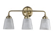 Varaluz - 312B03AB - Three Light Bath - Westport - Antique Brass