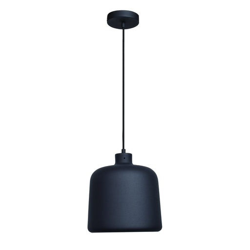 Forge One Light Pendant Matte Black