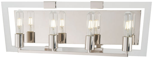 Crystal Chrome Four Light Bath Polished Nickel