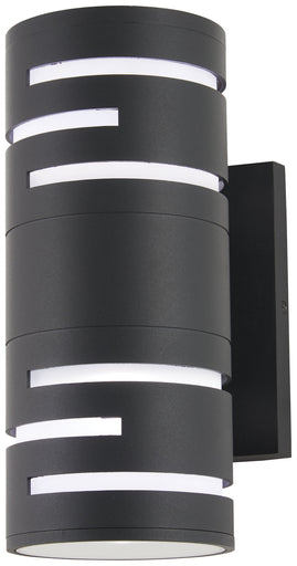 Groovin LED Wall Sconce Sand Coal Black