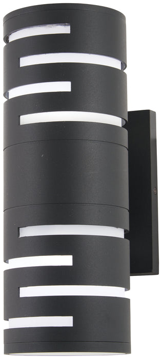 George Kovacs - P1762-066-L - LED Wall Sconce - Groovin - Sand Coal Black