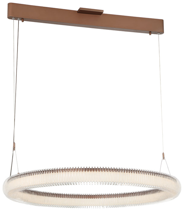 George Kovacs - P8174-670-L - LED Pendant - Roulette - Satin Bronze