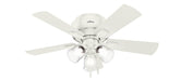 Hunter - 52152 - 42 InchesCeiling Fan - Crestfield - Fresh White