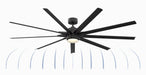 Fanimation - FPD8159BLW - 84 Inches Ceiling Fan - Odyn 84 - Black