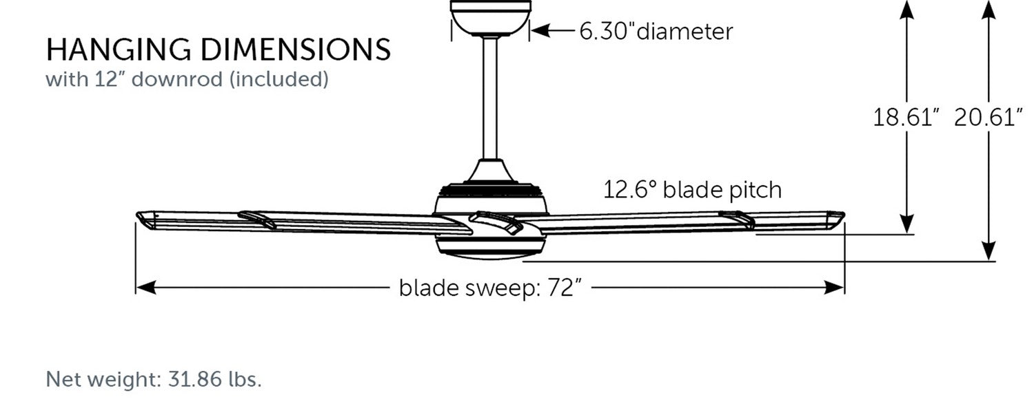 Fanimation - MAD7997SLW - Motor - Stellar Custom - Silver