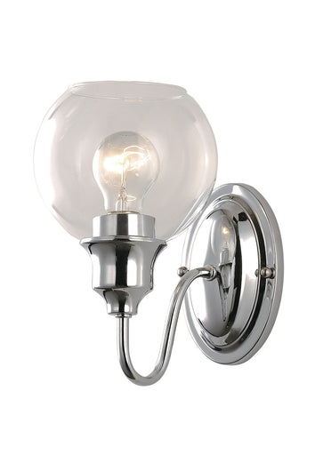 Ballord One Light Wall Sconce Polished Chrome