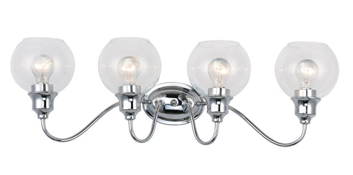 Ballord Four Light Bath Vanity Polished Chrome