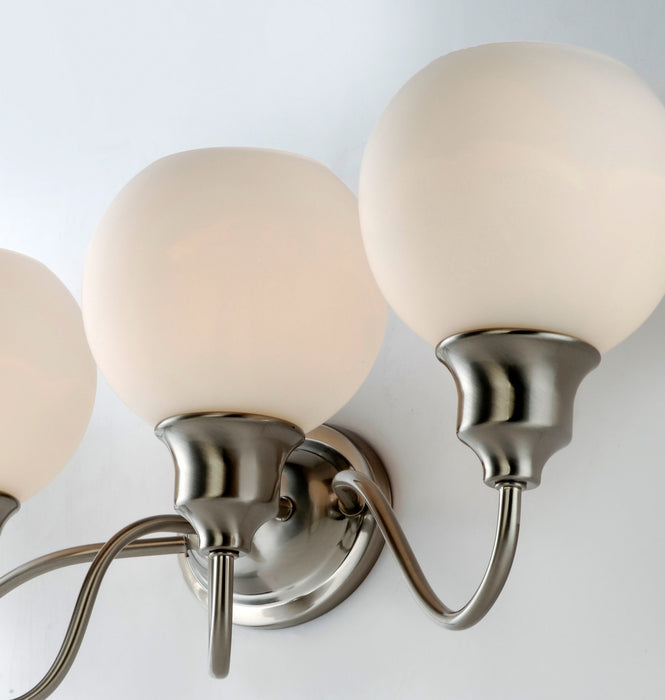 Maxim - 1114SWSN - Four Light Bath Vanity - Ballord - Satin Nickel