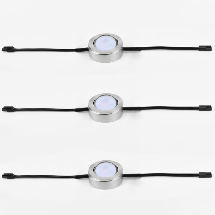 Maxim - 53836SN - LED Puck - CounterMax MX-LD-AC - Satin Nickel