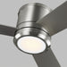 Generation Lighting. - 3CLMR56BSD-V1 - 56"Ceiling Fan - Clarity - Brushed Steel