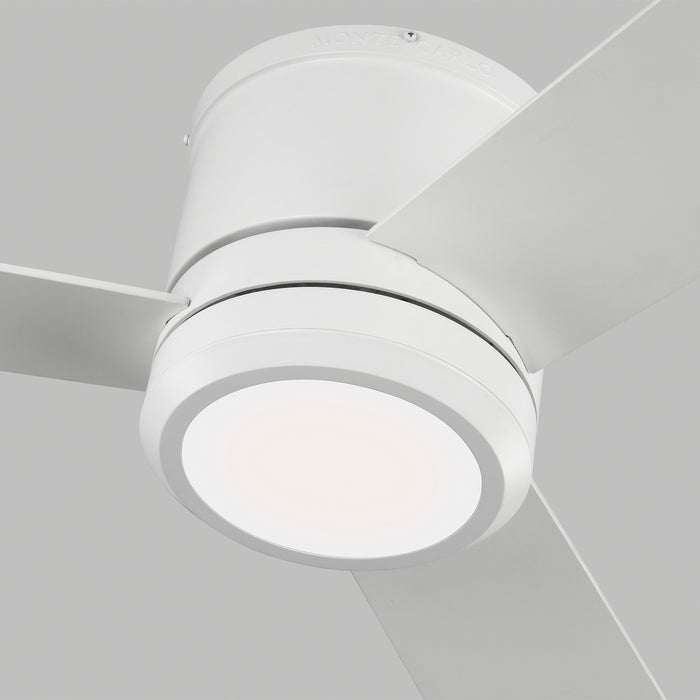 Generation Lighting. - 3CLMR56RZWD-V1 - 56"Ceiling Fan - Clarity - Matte White
