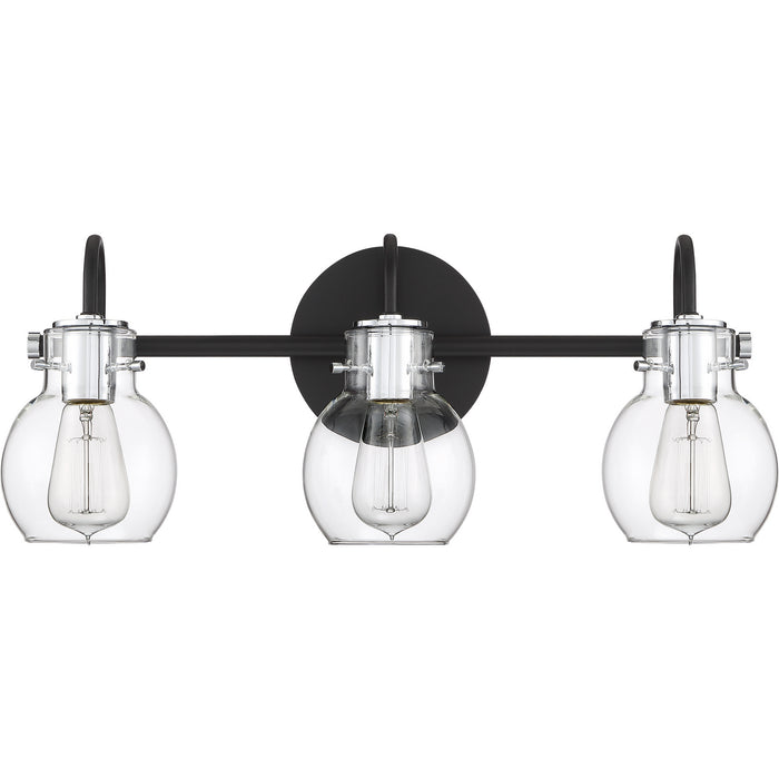 Quoizel - ANW8603EK - Three Light Bath Fixture - Andrews - Earth Black