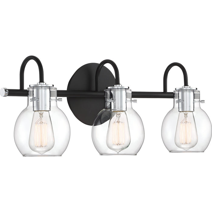 Quoizel - ANW8603EK - Three Light Bath Fixture - Andrews - Earth Black