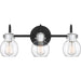 Quoizel - ANW8603EK - Three Light Bath Fixture - Andrews - Earth Black