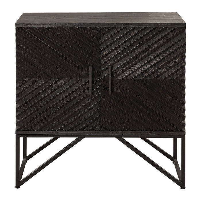 Uttermost - 24840 - Cabinet - Zadie - Black Steel