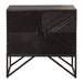 Uttermost - 24840 - Cabinet - Zadie - Black Steel