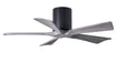 Matthews Fan Company - IR5H-BK-BW-42 - 42 Inch Ceiling Fan - Irene-5H - Matte Black