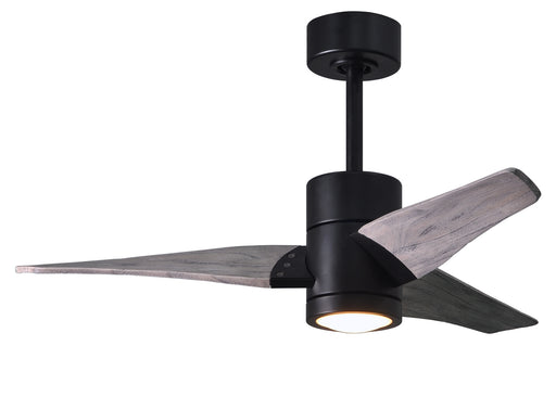 Matthews Fan Company - SJ-BK-BW-42 - 42 Inch Ceiling Fan - Super Janet - Matte Black