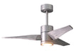 Matthews Fan Company - SJ-BN-BW-42 - 42 Inch Ceiling Fan - Super Janet - Brushed Nickel