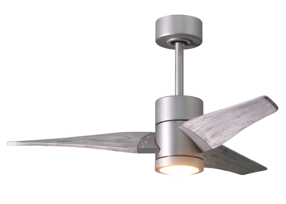 Matthews Fan Company - SJ-BN-BW-42 - 42 Inch Ceiling Fan - Super Janet - Brushed Nickel