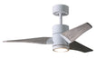 Matthews Fan Company - SJ-WH-BW-42 - 42 Inch Ceiling Fan - Super Janet - Gloss White