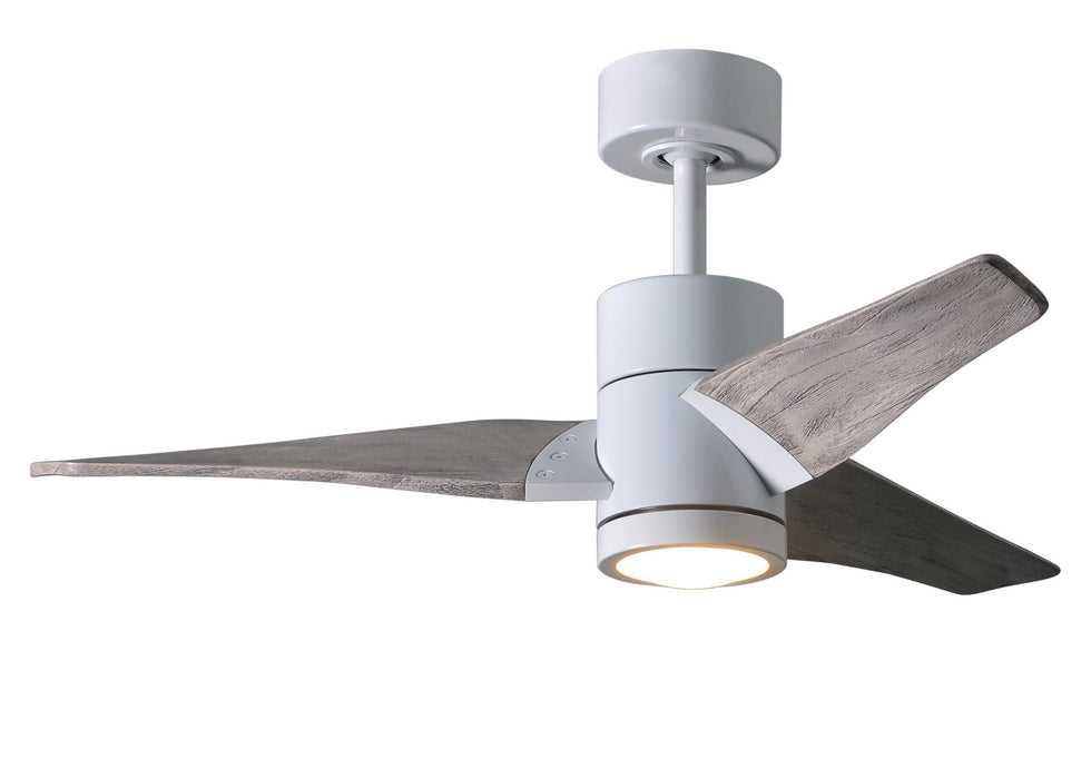 Matthews Fan Company - SJ-WH-BW-42 - 42 Inch Ceiling Fan - Super Janet - Gloss White
