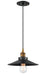 Matteo Lighting - C46111WGBK - One Light Pendant - Bulstrode'S Workshop - Warm Gold