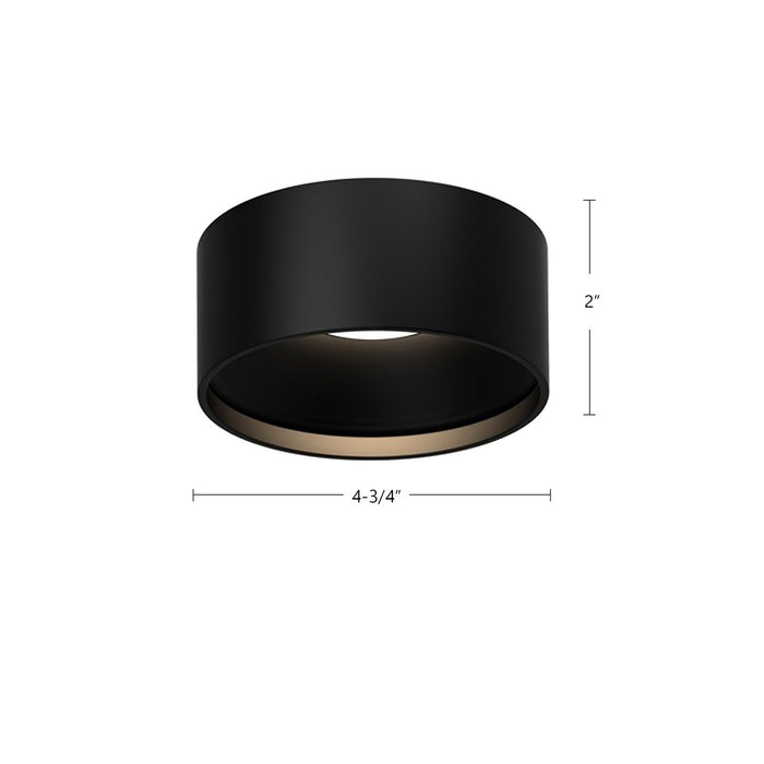 Kuzco Lighting - FM10205-BK - LED Flush Mount - Lucci - Black