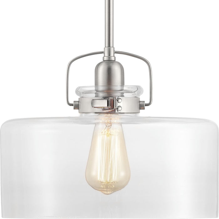 Progress Lighting - P500152-009 - One Light Pendant - Calhoun - Brushed Nickel