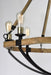 Maxim - 20338WOBZ - Eight Light Chandelier - Lodge - Weathered Oak / Bronze