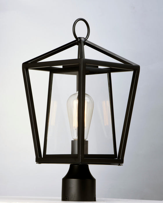 Maxim - 3171CLBK - One Light Outdoor Pole/Post Lantern - Artisan - Black