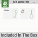 Sea Wind 48" Ceiling Fan-Fans-Hunter-Lighting Design Store