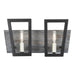 Varaluz - 260B02BLG - Two Light Bath - Zag - Black