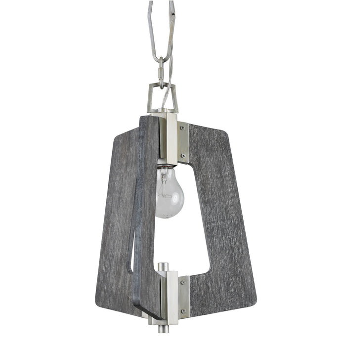 Varaluz - 268M01SOG - One Light Mini Pendant - Lofty - Silverado