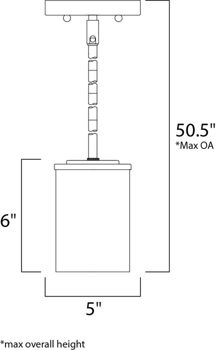 Corona Mini Pendant-Mini Pendants-Maxim-Lighting Design Store