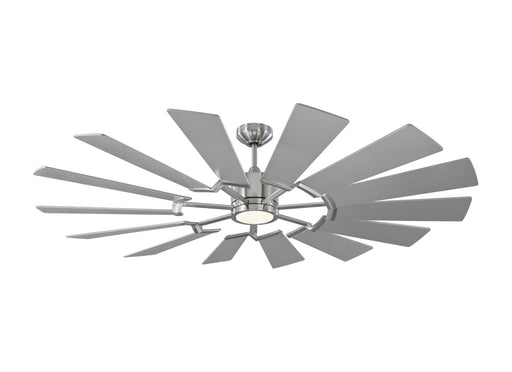 Prairie 62 62``Ceiling Fan Brushed Steel