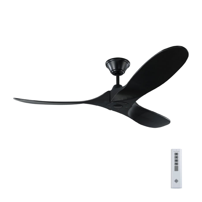 Visual Comfort Fan - 3MAVR52BKBK - 52 Inch Ceiling Fan - Maverick - Matte Black