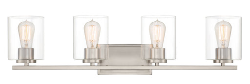 Designers Fountain - 93004-SP - Four Light Bath Bar - Liam - Platinum (Satin)