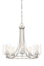 Designers Fountain - 93085-SP - Five Light Chandelier - Liam - Platinum (Satin)