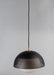 Maxim - 10082WTBKSBR - One Light Pendant - Perf - Black / Satin Brass