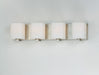 Maxim - 11254SWSN - Four Light Bath Vanity - Wrap - Satin Nickel