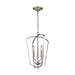 Generation Lighting - 5134903-962 - Three Light Hall / Foyer Pendant - Romee - Brushed Nickel