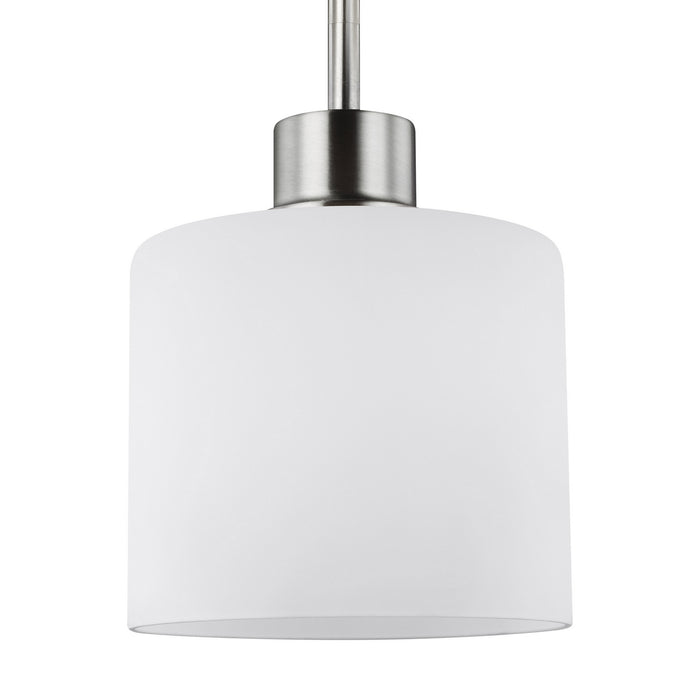 Generation Lighting - 6128801-962 - One Light Mini-Pendant - Canfield - Brushed Nickel