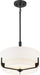 Nuvo Lighting - 60-6543 - Three Light Pendant - Frankie - Aged Bronze