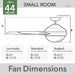 Seawall 44"Ceiling Fan-Fans-Hunter-Lighting Design Store