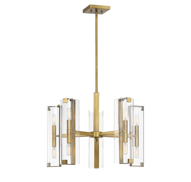 Savoy House - 1-9772-10-322 - Ten Light Chandelier - Winfield - Warm Brass