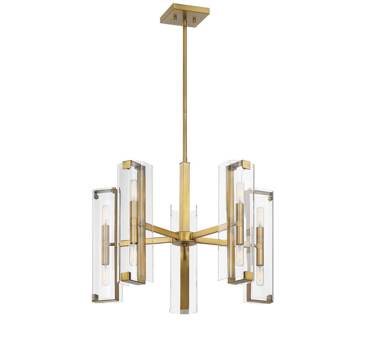 Savoy House - 1-9772-10-322 - Ten Light Chandelier - Winfield - Warm Brass