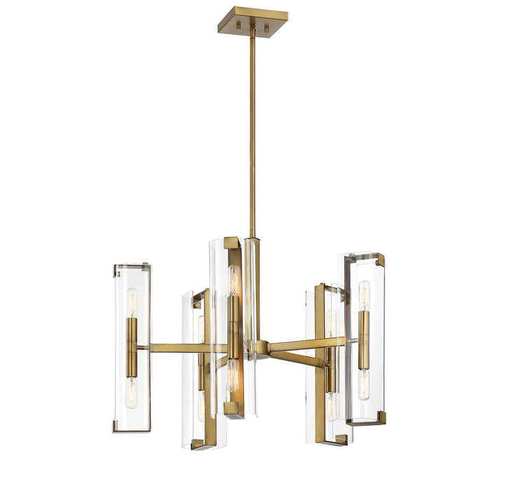Savoy House - 1-9772-10-322 - Ten Light Chandelier - Winfield - Warm Brass