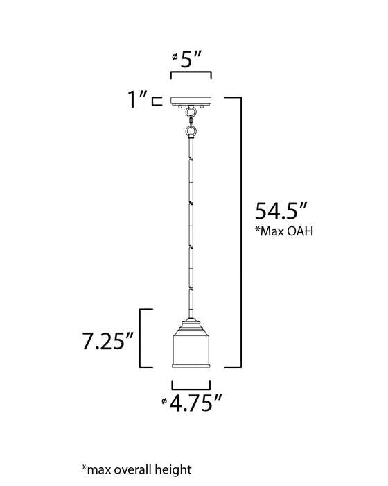 Acadia Pendant-Mini Pendants-Maxim-Lighting Design Store